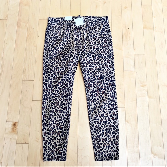 Zara Super Skinny Animal Print Jeans - Picture 2 of 7